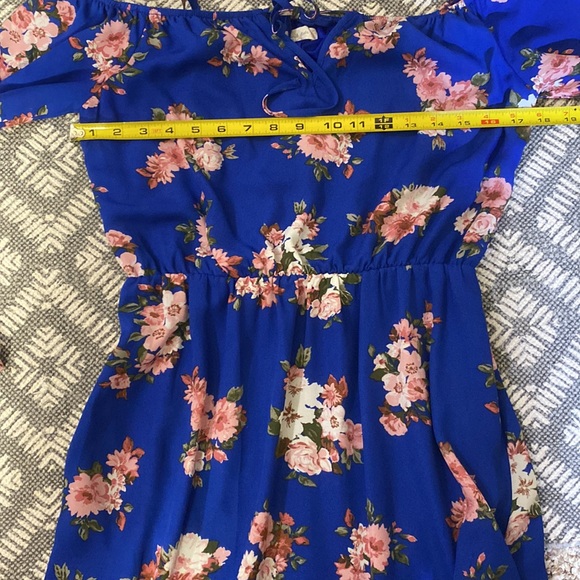 ALTR’D STATE off shoulder boho maxi dress with high slits w mini slip size M EUC - Picture 8 of 10